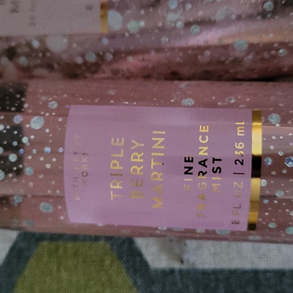 Bath body works Package hp 4 full size triple berry martini One Mini Puff Bag - Picture 4 of 5